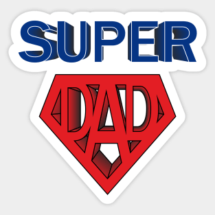 Super dad Sticker